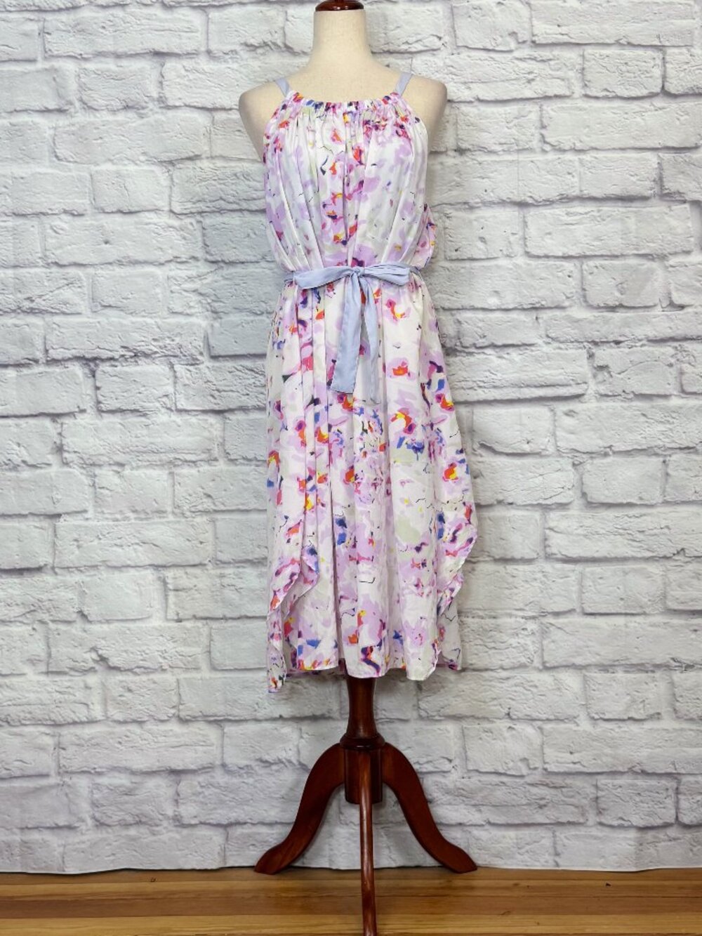 W118 by Walter Baker Pastel Abstract Print Sundress